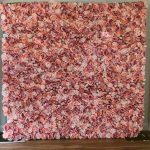 Pink Flower Wall 3D Artificial flowers