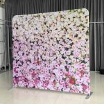 Pink Flower Wall Backdrop