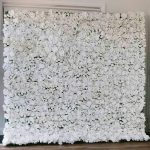 White Flower Wall - 3D Artificial Flowers